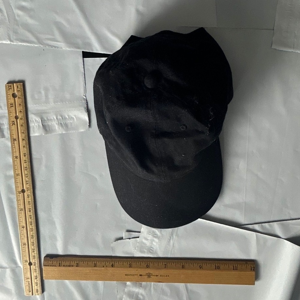 Black Baseball Cap Adjustable‎ Cotton Dad Hat Casual Style